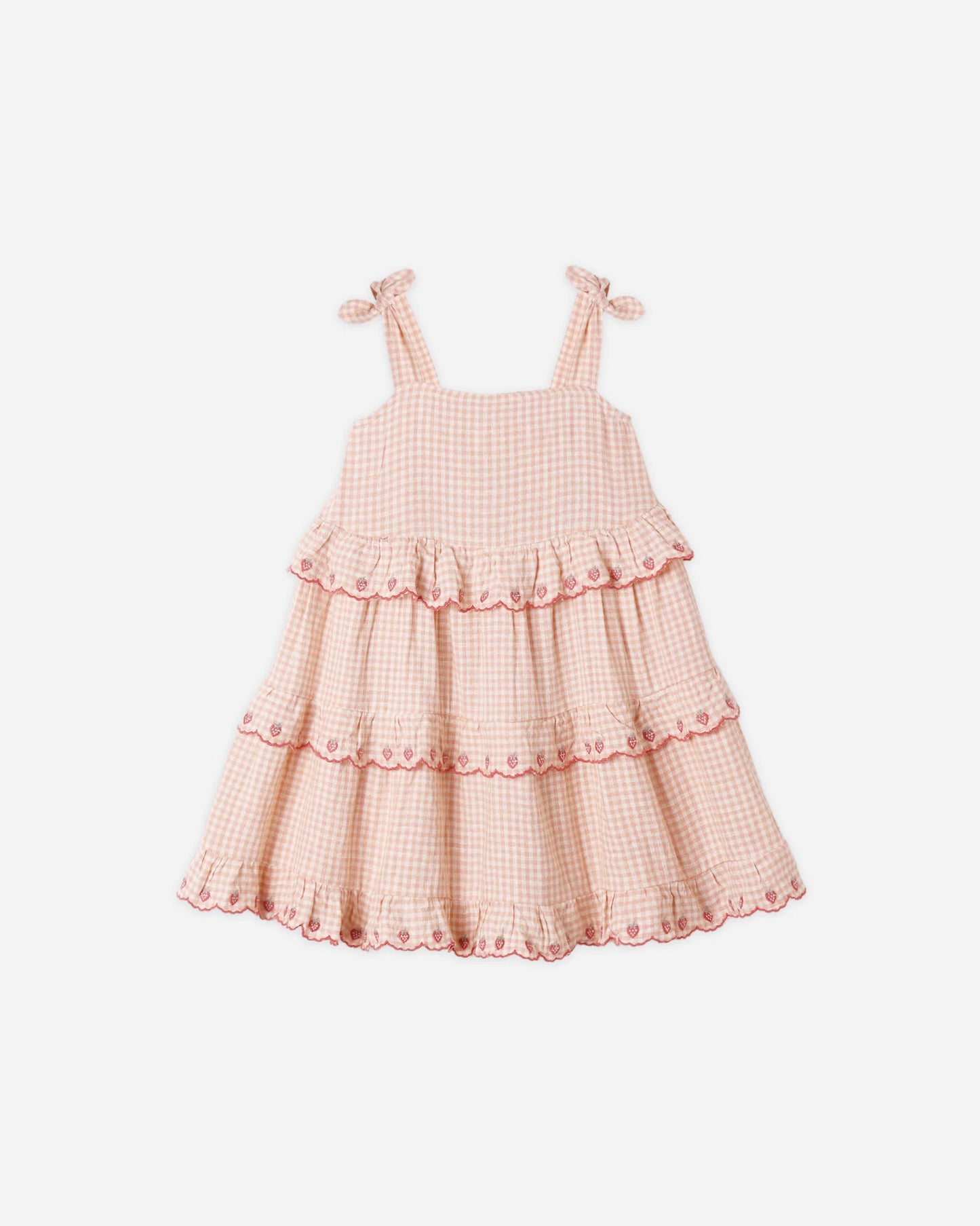 Rylee + Cru - Ruffled Swing Dress || Petal Gingham