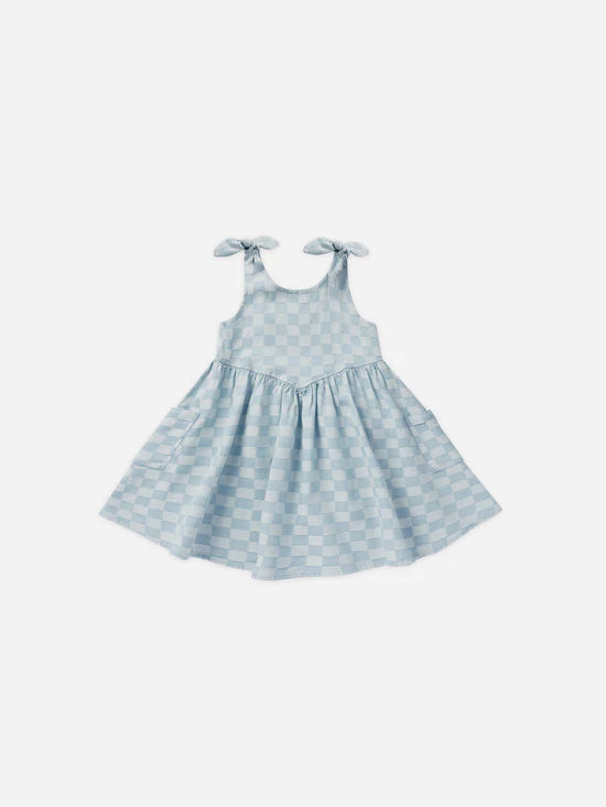 Rylee + Cru - Summer Dress | Blue Check