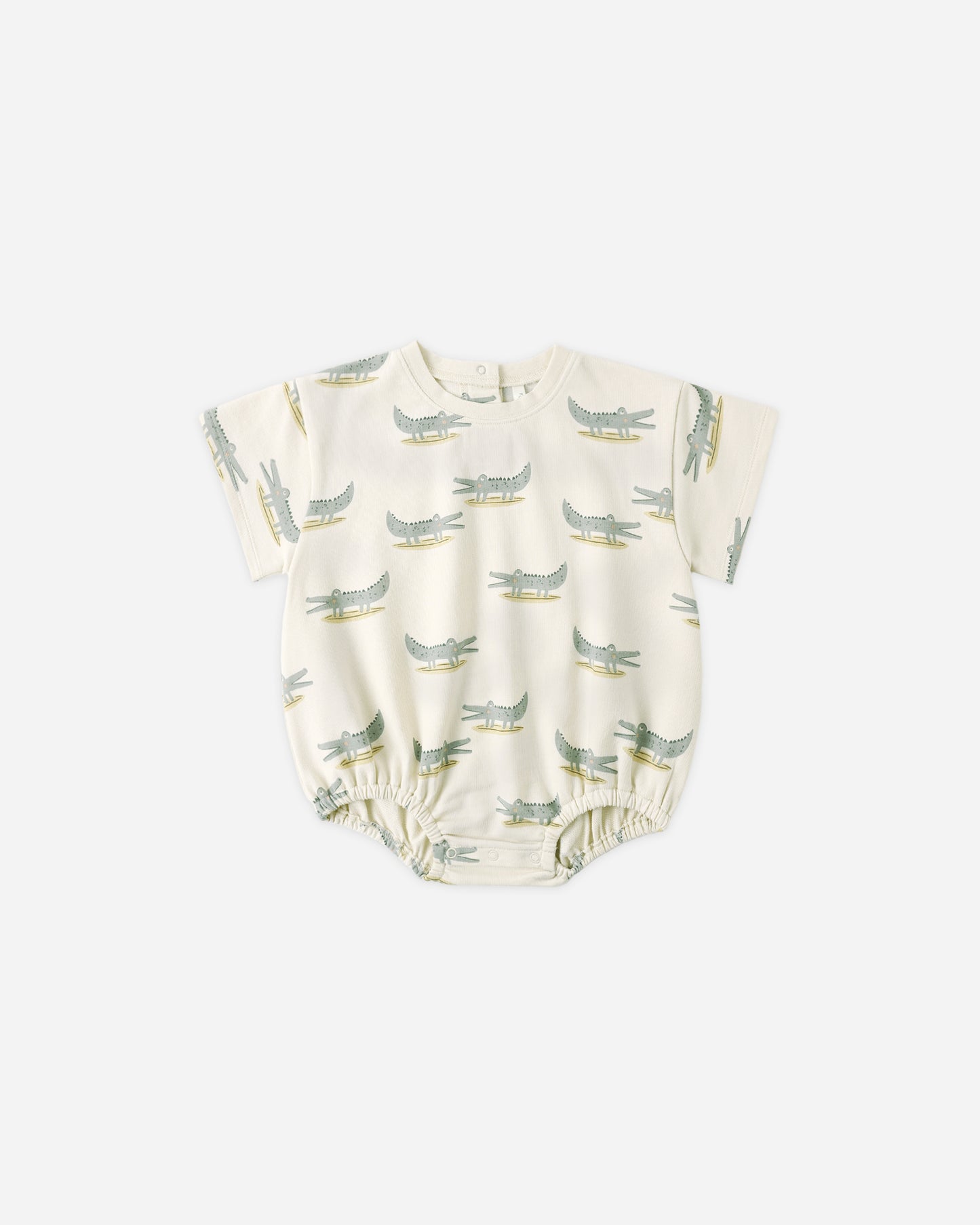 Rylee + Cru - Relaxed Bubble Romper || Alligators