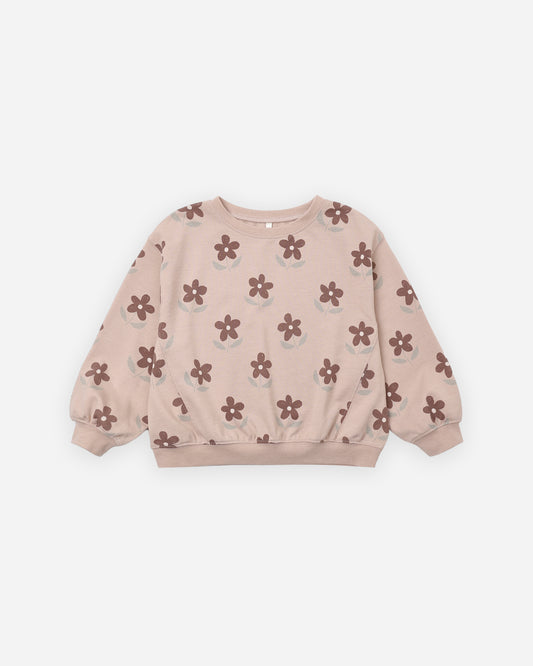 Rylee + Cru - Oversized Sweatshirt || Daisy