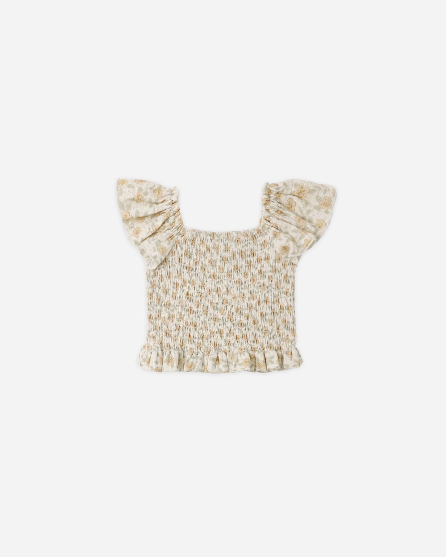 Rylee + Cru - Zayla Top || Yellow Floral