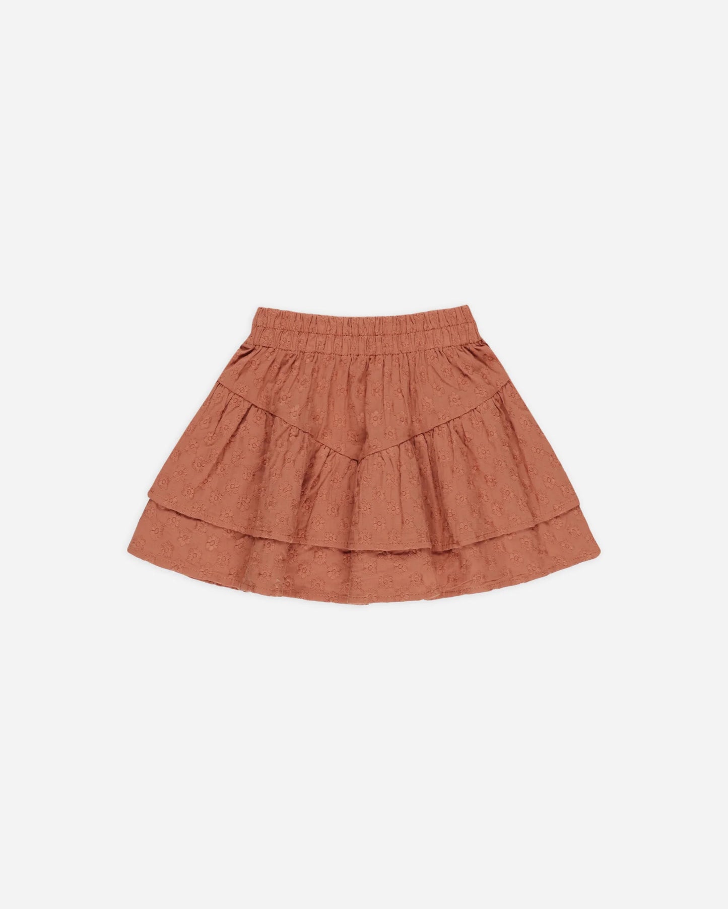 Rylee + Cru - Tiered Mini Skirt || Poppy