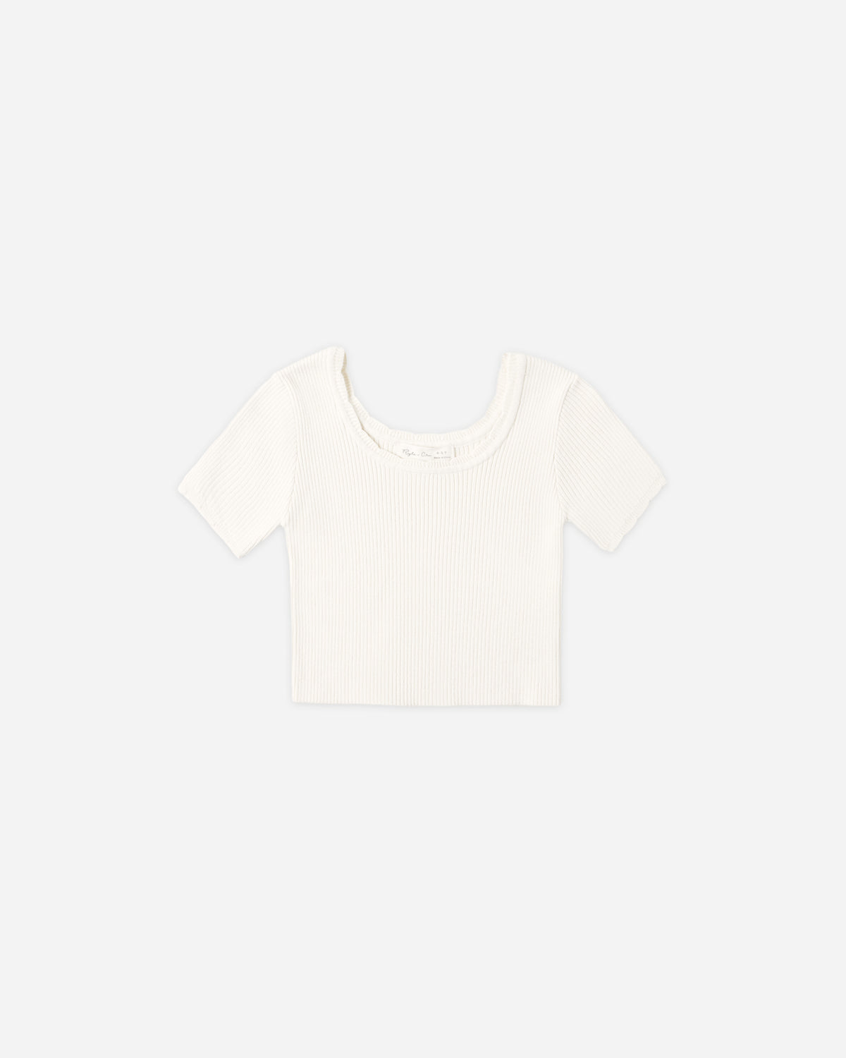 Rylee + Cru - Scallop Tee || Natural