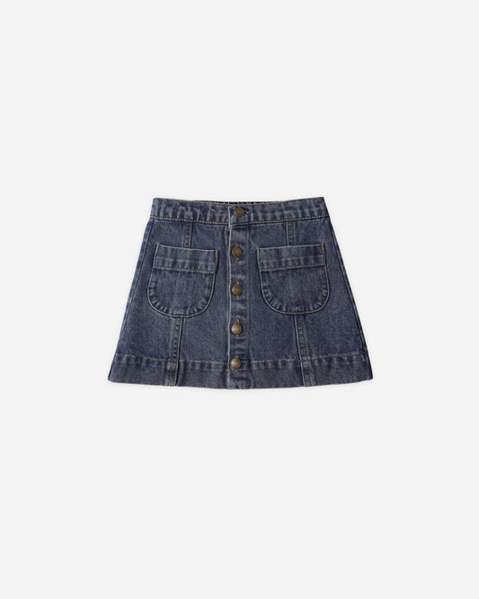 Rylee + Cru - Denver Mini Skirt || Navy