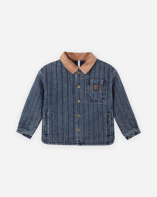 Rylee + Cru - Nashville Quilted Jacket || Indigo