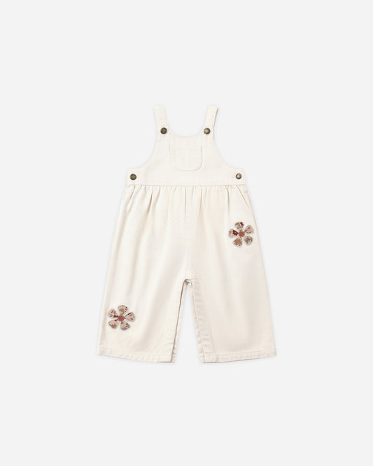 Rylee + Cru - Wide Leg Overall || Daisy Patches