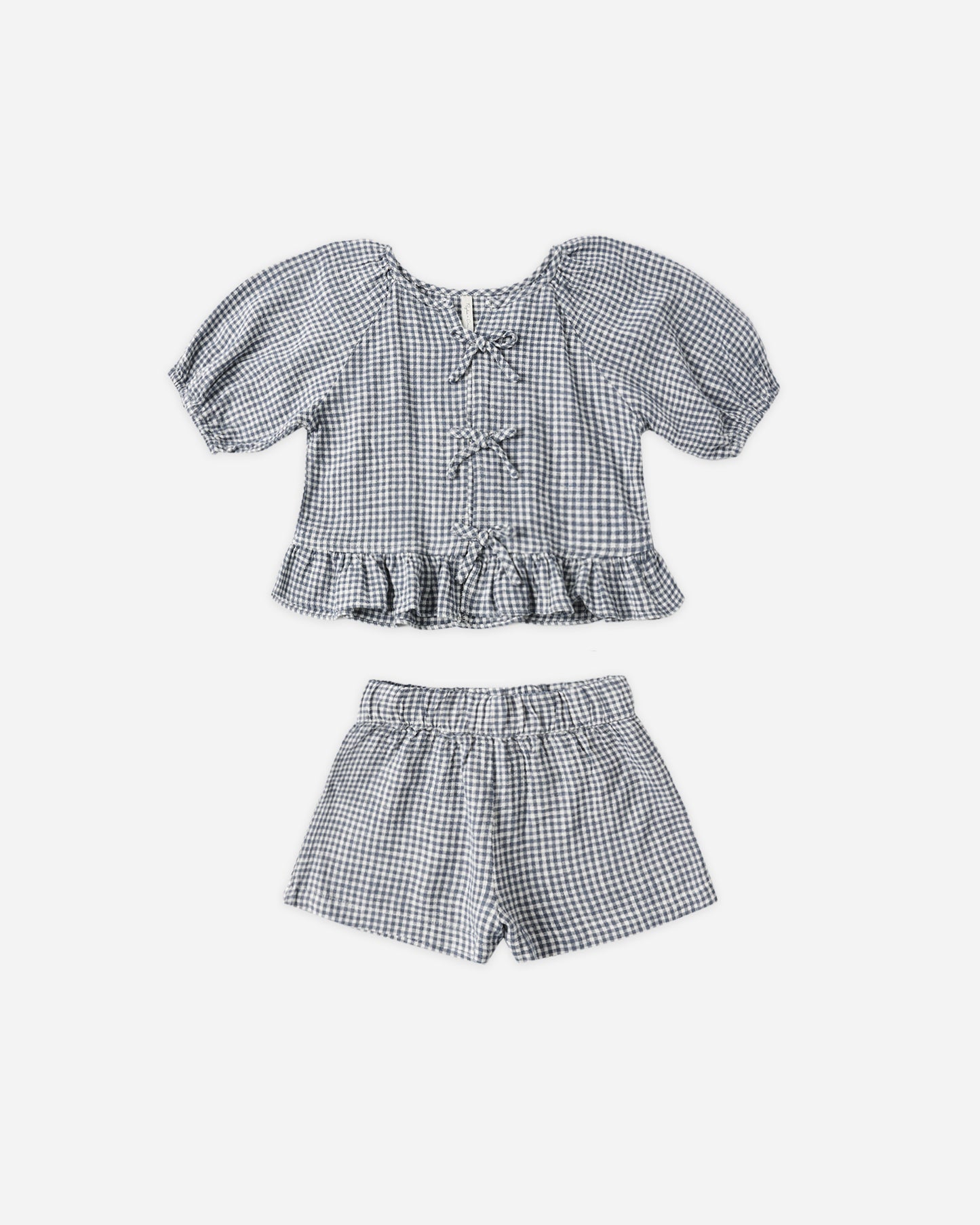 Rylee + Cru - Juniper Set || Marine Gingham