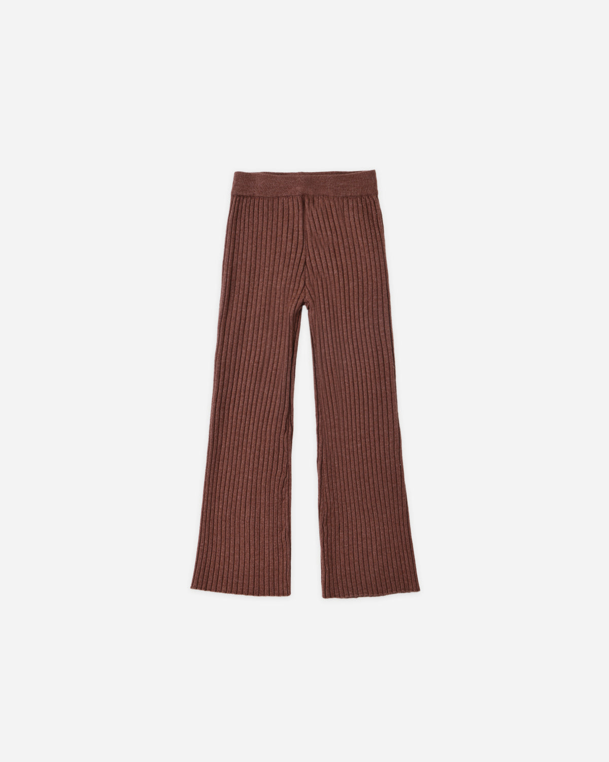 Rylee + Cru - Flare Rib Knit Pant || Mulberry