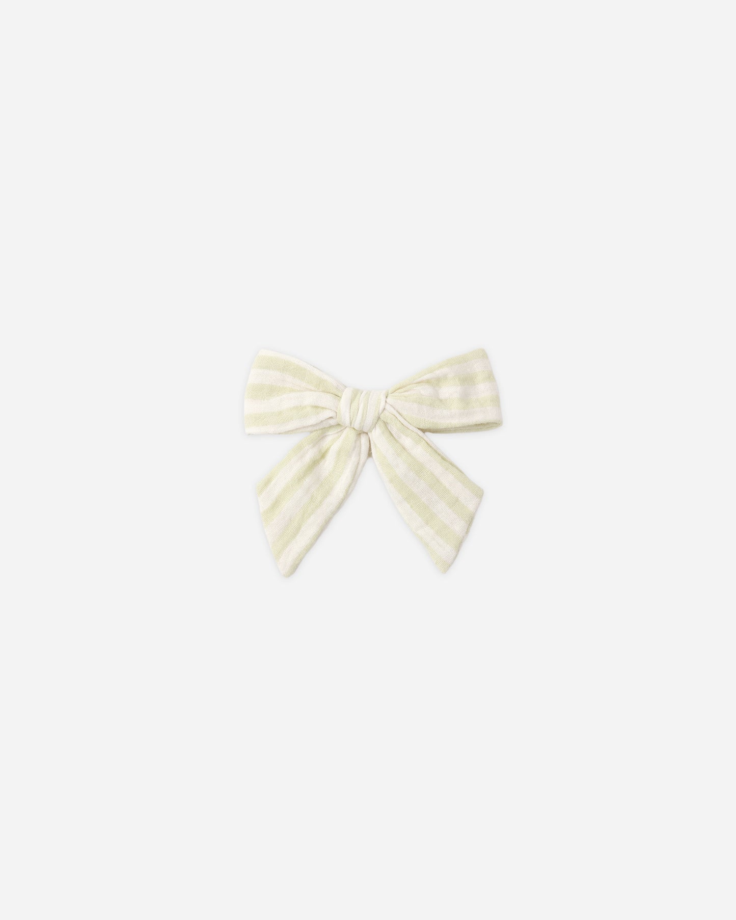 Rylee + Cru - Bow || Citron Ivory Stripe