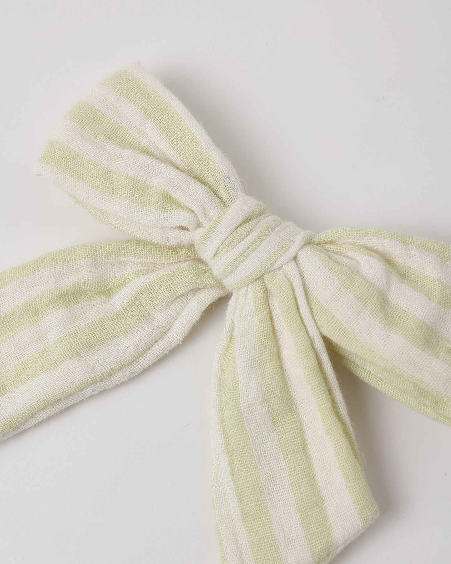 Rylee + Cru - Bow || Citron Ivory Stripe