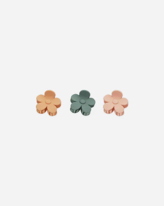 Rylee + Cru - Flower Hair Clip || Grapefruit, Eucalyptus, Pink