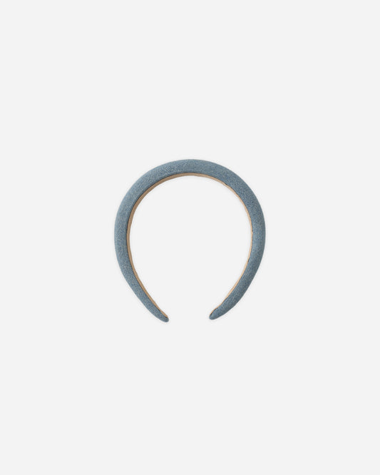 Rylee + Cru - Padded Headband || Washed Blue