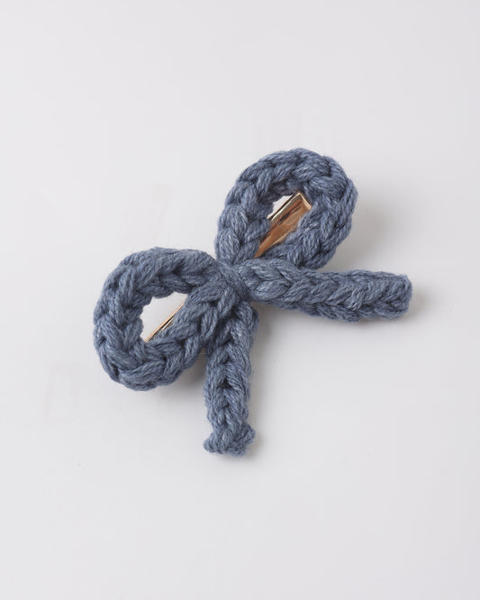 Rylee + Cru - Crochet Bow Clip || Marine