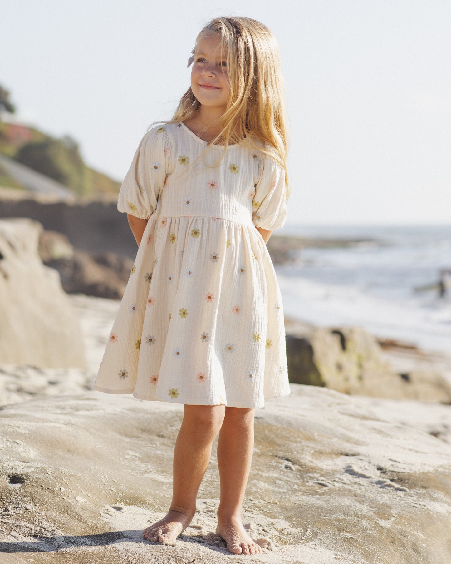 Rylee + Cru - Marley Dress || Embroidered Daisies
