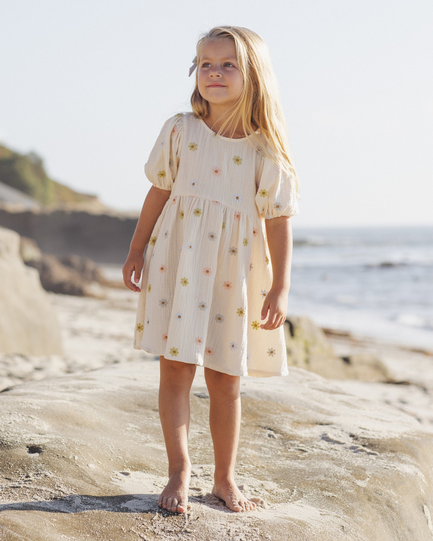 Rylee + Cru - Marley Dress || Embroidered Daisies