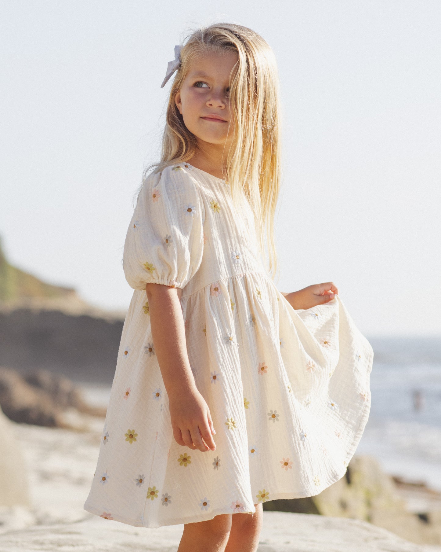 Rylee + Cru - Marley Dress || Embroidered Daisies