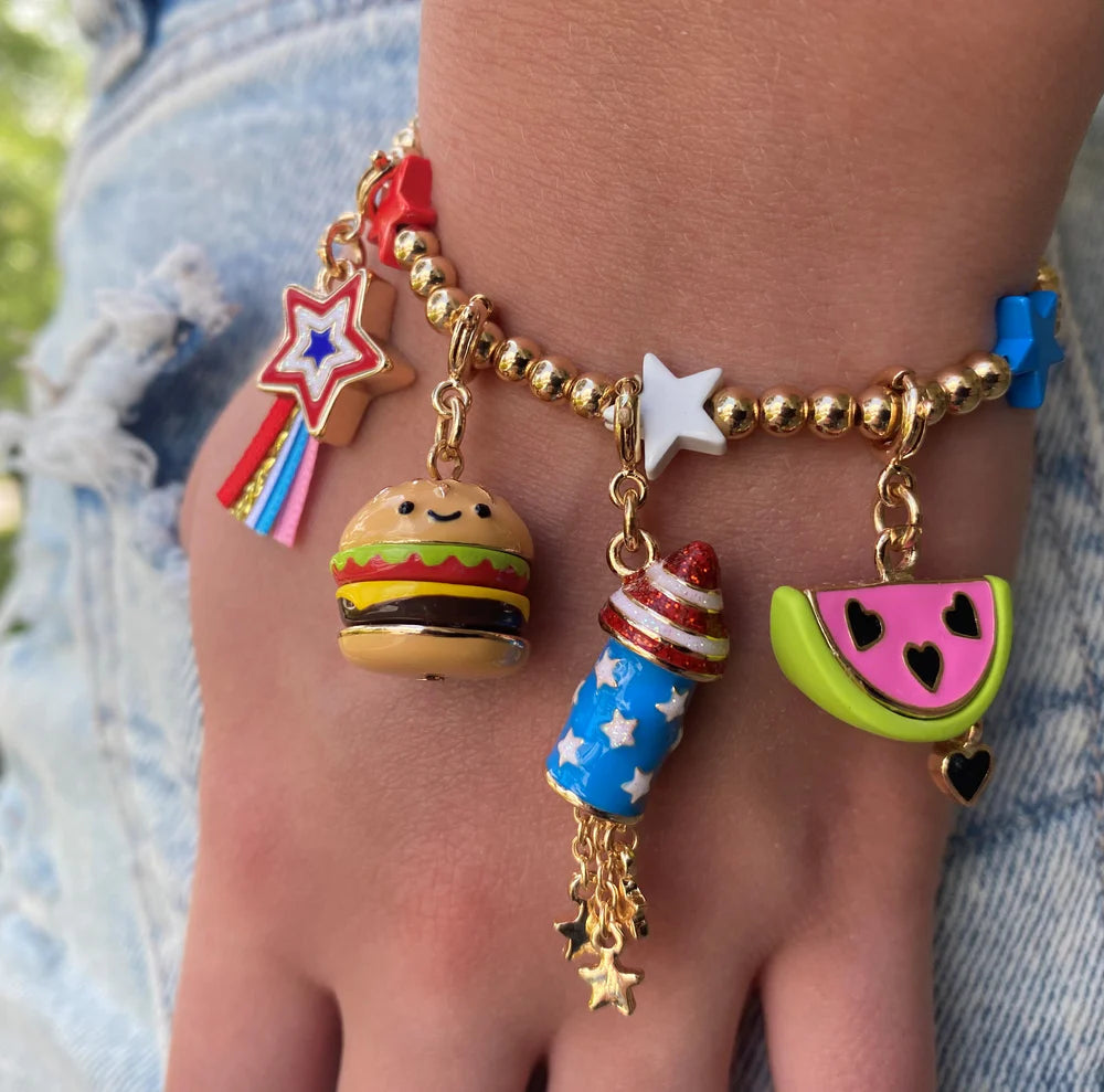 High IntenCity - Charm It! Gold Watermelon Charm