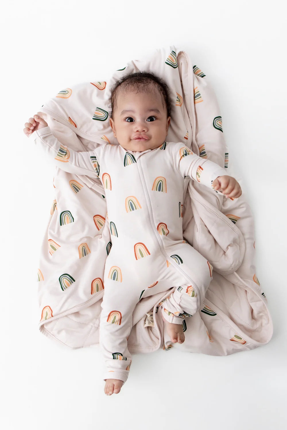 Kyte Baby - Baby Blanket in Retro Rainbow 1.0