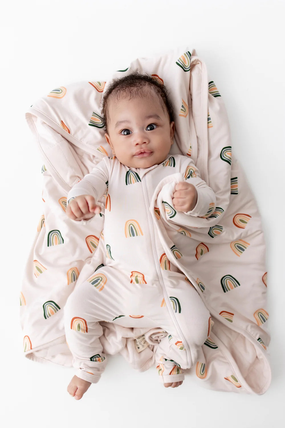 Kyte Baby - Baby Blanket in Retro Rainbow 1.0