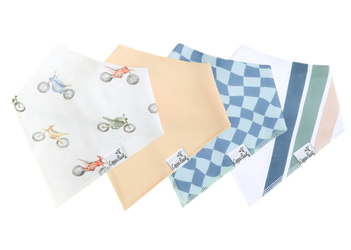 Copper Pearl - Ryder Bandana Bib Set (4-pack)