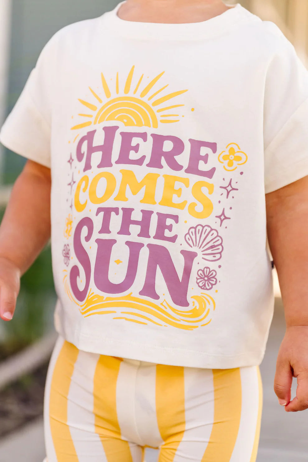 Birdie Bean - Here Comes the Sun Boxy T-Shirt