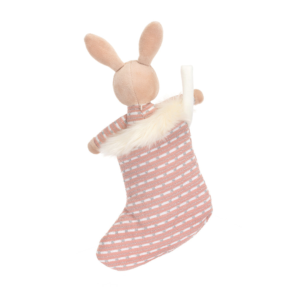 Jellycat - Shimmer Stocking Bunny