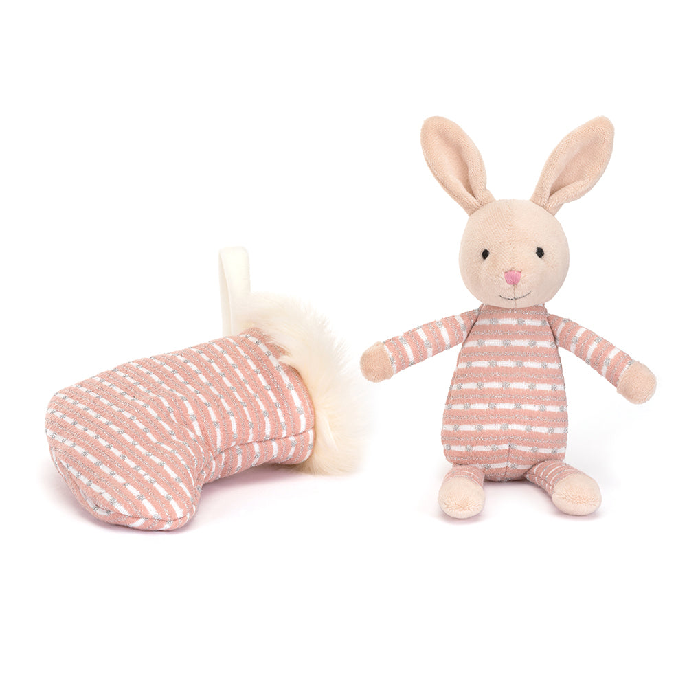 Jellycat - Shimmer Stocking Bunny