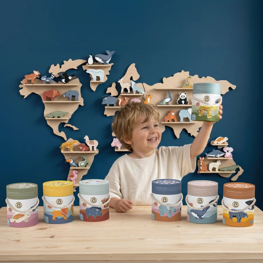 Speedy Monkey - World Animals - Artic Wooden Set