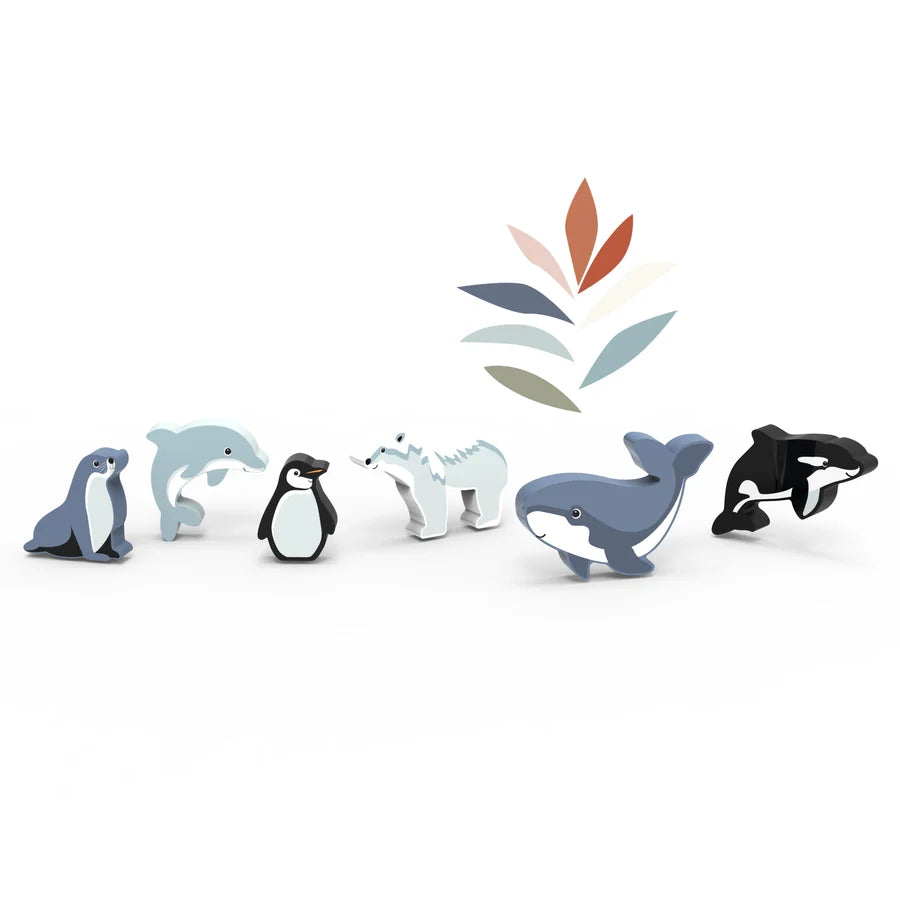Speedy Monkey - World Animals - Artic Wooden Set