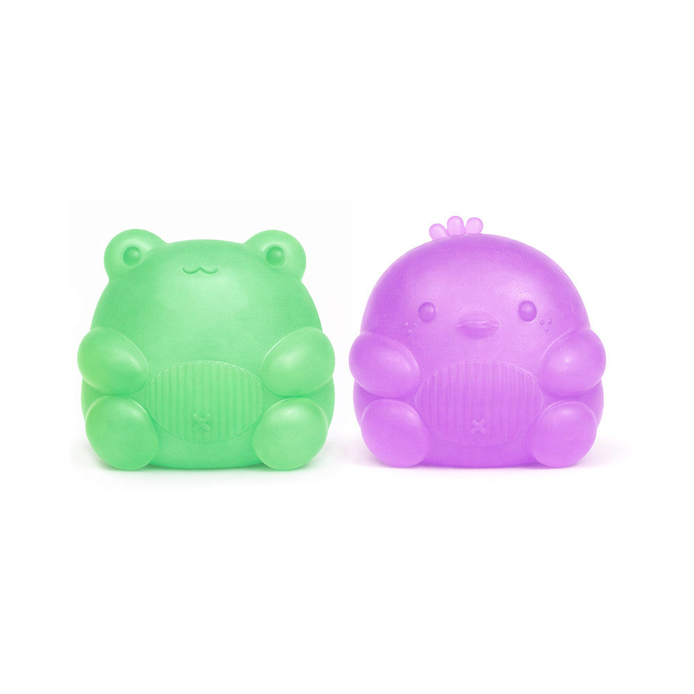 Top Trenz Inc - Super Duper Sugar Squisher - Mini Duck & Frog 2 Pack | Fidget | Squish (limit 1)
