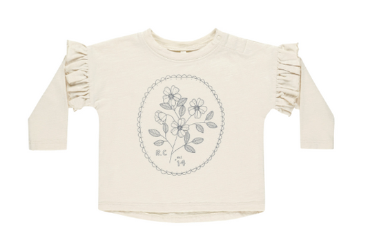 Rylee + Cru - Ruffle Long Sleeve Tee - Wildflower