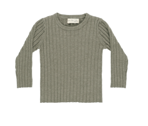 Rylee + Cru - Long Sleeve Knit Top - Laurel