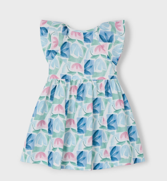 Mayoral - Mint Printed Dress