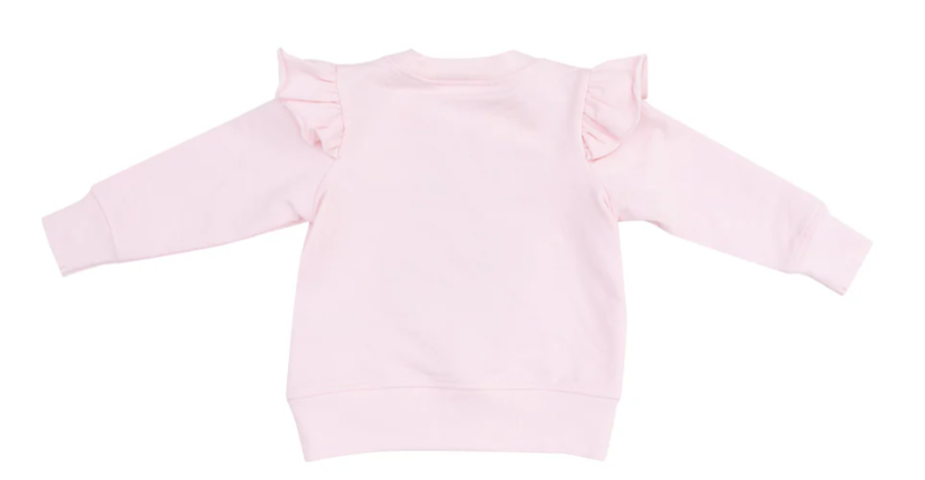 Angel Dear - Sibling Big Sis Ruffle Sweatshirt
