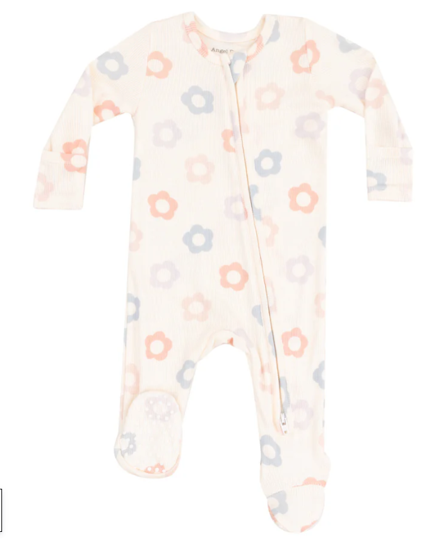 Angel Dear - Daisy Pop 2 Way Zipper Footie