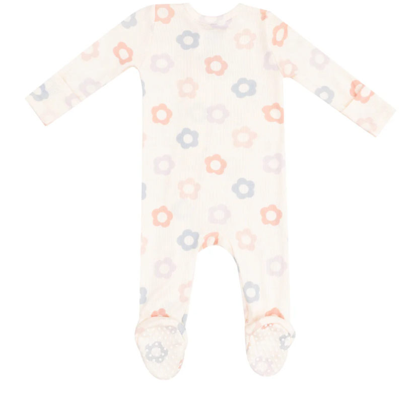 Angel Dear - Daisy Pop 2 Way Zipper Footie