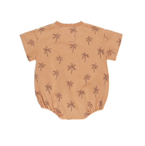 Rylee + Cru - Relaxed Bubble Romper || Palms