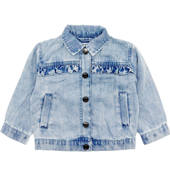 Feather 4 Arrow - Ines Ruffle Denim Jacket