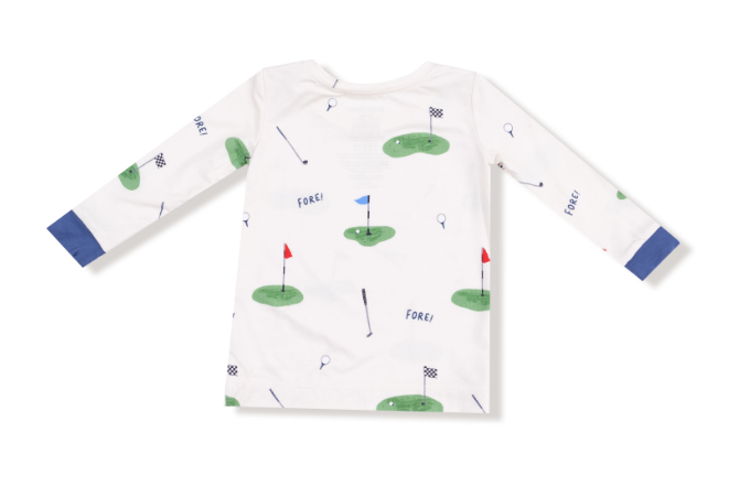 Angel Dear - All Fore Golf - L/S Loungewear Set