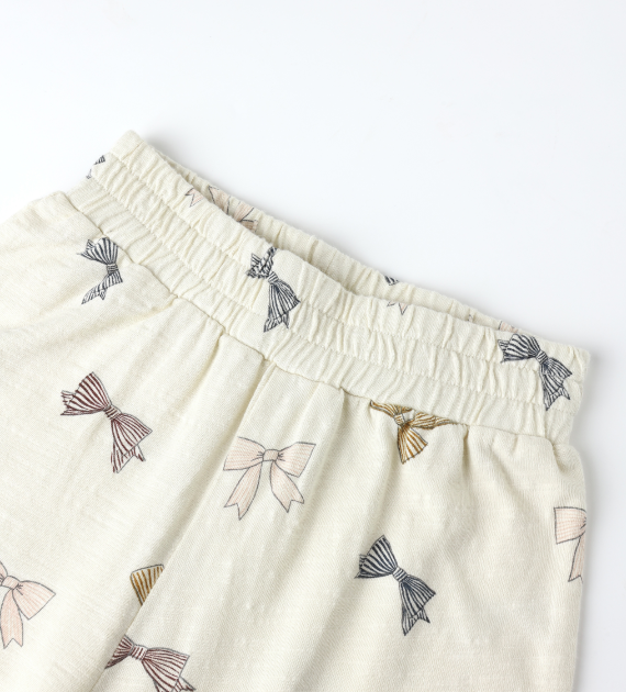 Rylee + Cru - Wide Leg Pant || Bows