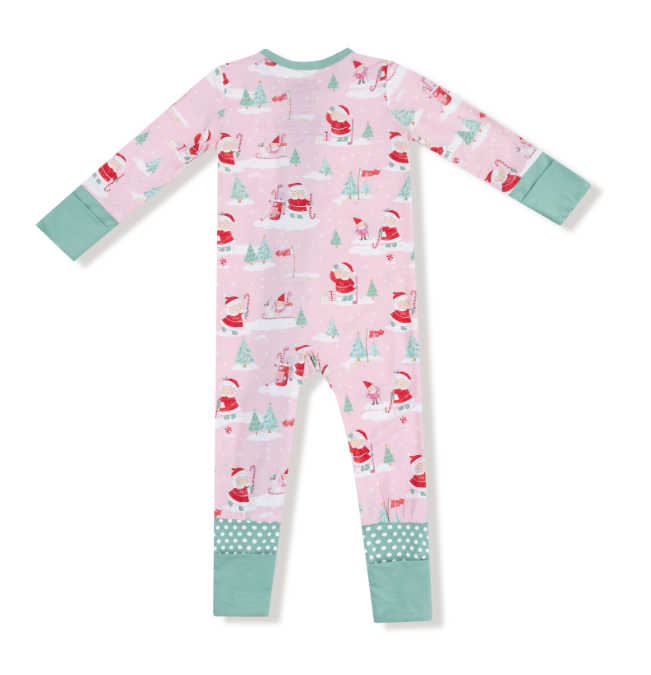 Angel Dear - Golfing Mrs. Claus & Elves - 2 Way Zipper Romper