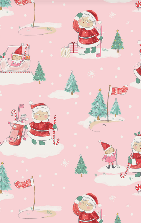 Angel Dear - Golfing Mrs. Claus & Elves - 2 Way Zipper Romper
