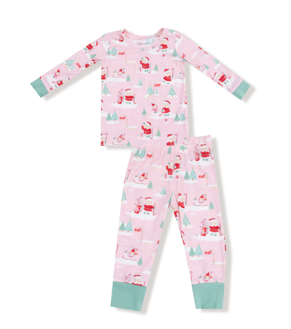 Angel Dear - Golfing Mrs. Claus & Elves - L/S Loungewear Set