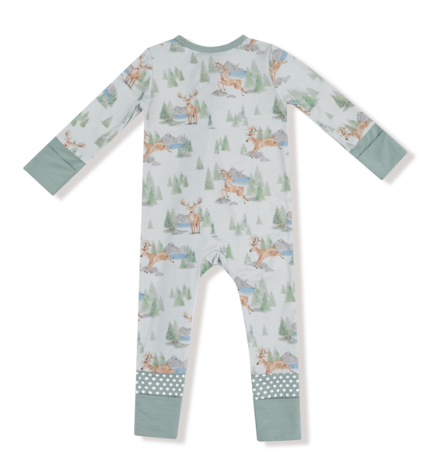 Angel Dear - Buck Deer - 2 Way Zipper Romper