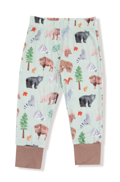 Angel Dear - American Woodland Animals - L/S Loungewear Set