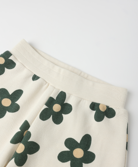 Rylee + Cru - Wide Leg Sweatpant - Daisy