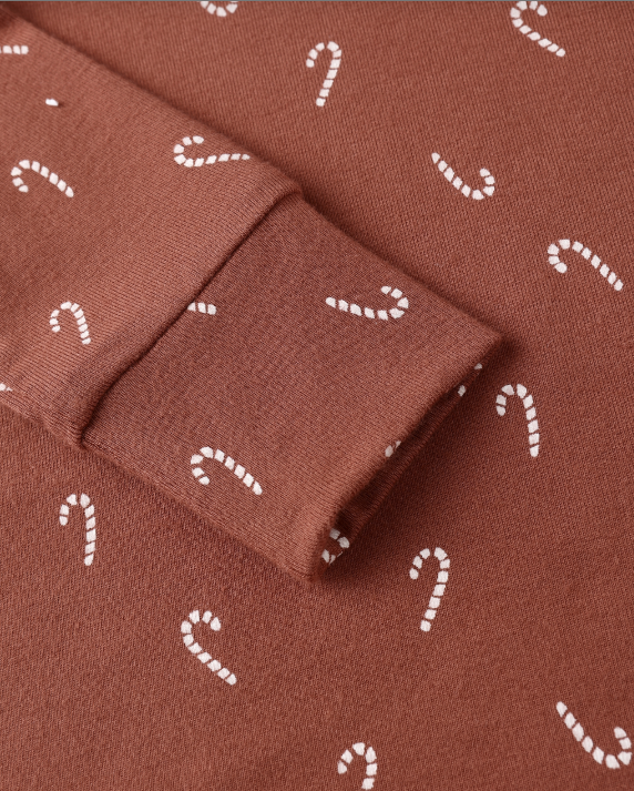 Quincy Mae - Bamboo Pajama Set || Candy Canes