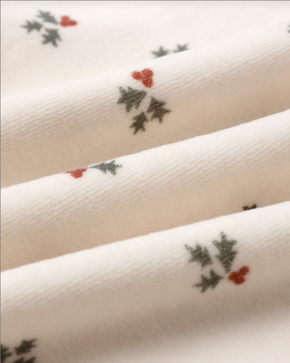 Quincy Mae - Velour Relaxed Sweatshirt + Sweatpant Set || Holly Berry