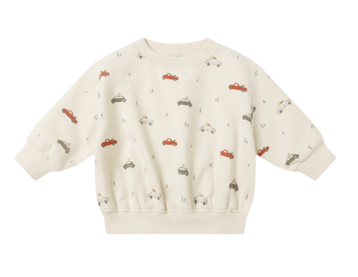 Quincy Mae - Relaxed Fleece Sweatshirt + Sweatpant Set || Cars