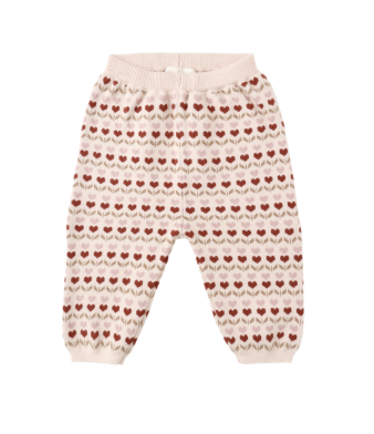 Rylee + Cru - Knit Pant || Ruby Hearts